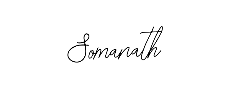 How to make Somanath name signature. Use Bearetta-2O07w style for creating short signs online. This is the latest handwritten sign. Somanath signature style 12 images and pictures png