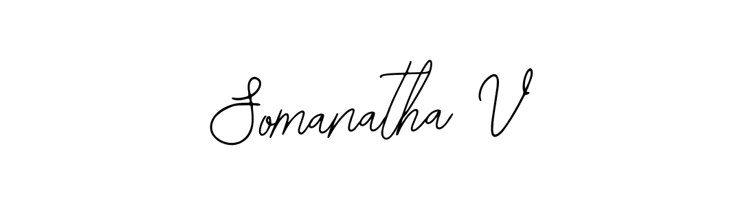 How to make Somanatha V signature? Bearetta-2O07w is a professional autograph style. Create handwritten signature for Somanatha V name. Somanatha V signature style 12 images and pictures png