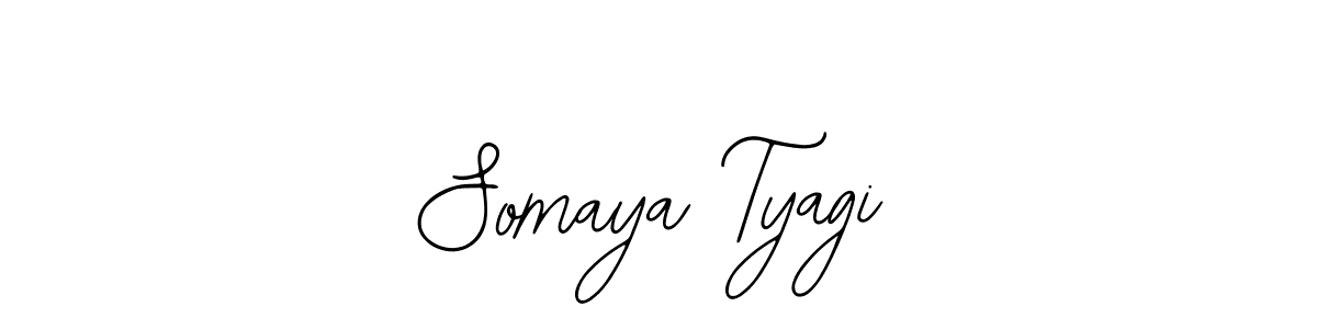 Somaya Tyagi stylish signature style. Best Handwritten Sign (Bearetta-2O07w) for my name. Handwritten Signature Collection Ideas for my name Somaya Tyagi. Somaya Tyagi signature style 12 images and pictures png