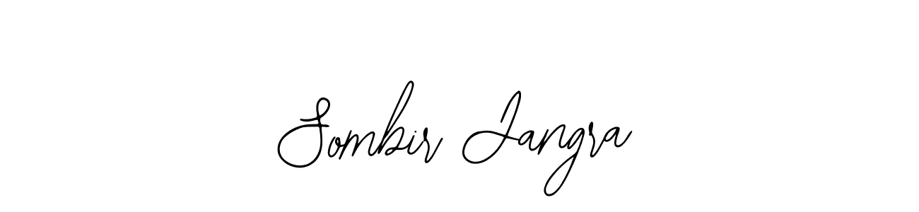 Create a beautiful signature design for name Sombir Jangra. With this signature (Bearetta-2O07w) fonts, you can make a handwritten signature for free. Sombir Jangra signature style 12 images and pictures png