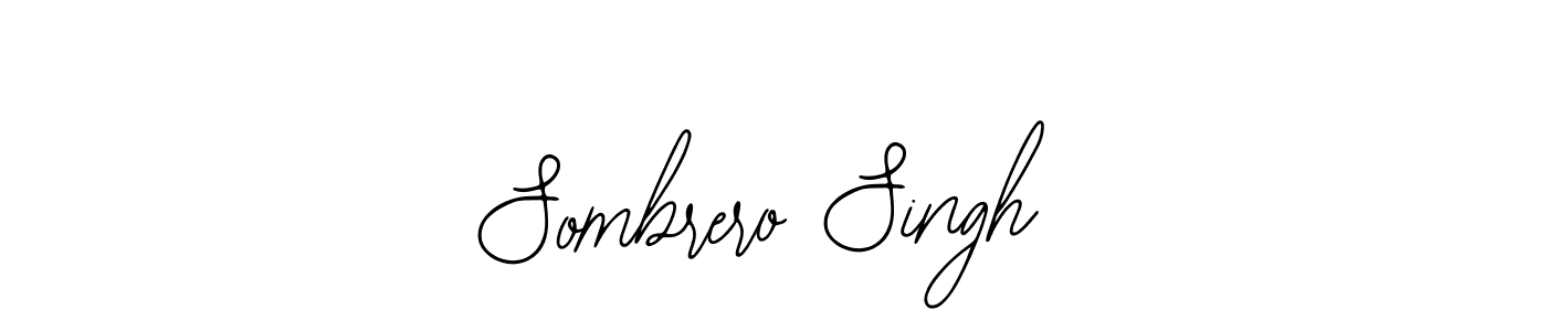 This is the best signature style for the Sombrero Singh name. Also you like these signature font (Bearetta-2O07w). Mix name signature. Sombrero Singh signature style 12 images and pictures png