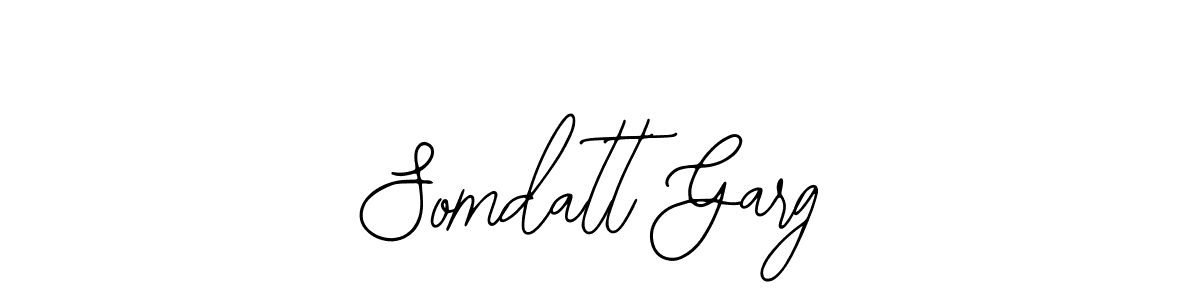 Also we have Somdatt Garg name is the best signature style. Create professional handwritten signature collection using Bearetta-2O07w autograph style. Somdatt Garg signature style 12 images and pictures png
