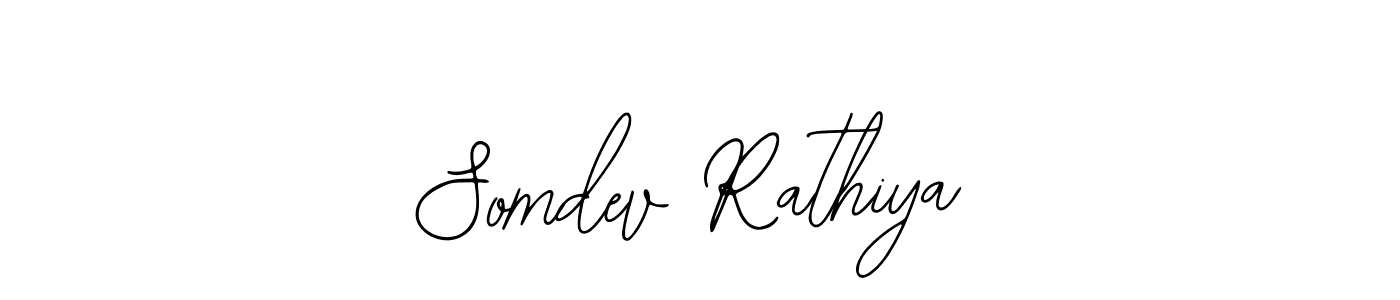 Use a signature maker to create a handwritten signature online. With this signature software, you can design (Bearetta-2O07w) your own signature for name Somdev Rathiya. Somdev Rathiya signature style 12 images and pictures png