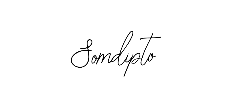 You should practise on your own different ways (Bearetta-2O07w) to write your name (Somdipto) in signature. don't let someone else do it for you. Somdipto signature style 12 images and pictures png