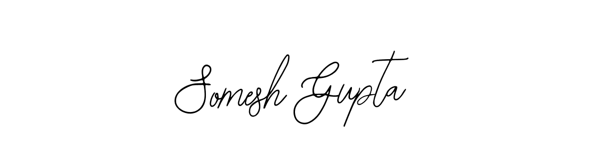 Create a beautiful signature design for name Somesh Gupta. With this signature (Bearetta-2O07w) fonts, you can make a handwritten signature for free. Somesh Gupta signature style 12 images and pictures png