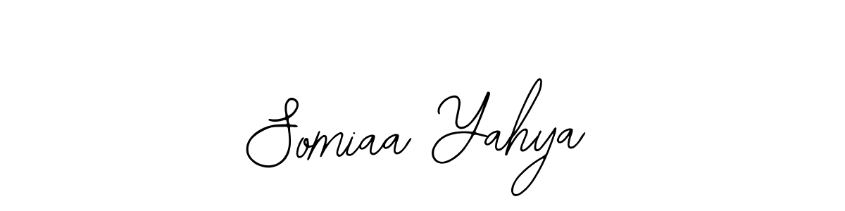 How to Draw Somiaa Yahya signature style? Bearetta-2O07w is a latest design signature styles for name Somiaa Yahya. Somiaa Yahya signature style 12 images and pictures png