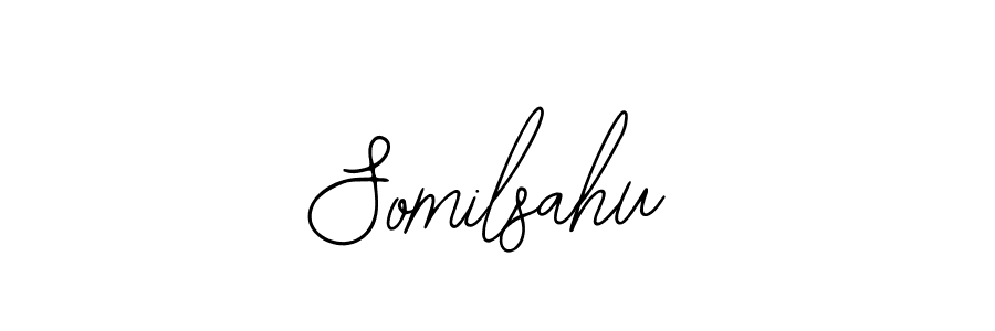 Bearetta-2O07w is a professional signature style that is perfect for those who want to add a touch of class to their signature. It is also a great choice for those who want to make their signature more unique. Get Somilsahu name to fancy signature for free. Somilsahu signature style 12 images and pictures png