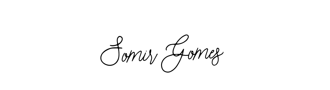 Make a beautiful signature design for name Somir Gomes. With this signature (Bearetta-2O07w) style, you can create a handwritten signature for free. Somir Gomes signature style 12 images and pictures png