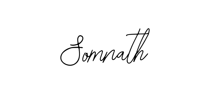 How to make Somnath name signature. Use Bearetta-2O07w style for creating short signs online. This is the latest handwritten sign. Somnath signature style 12 images and pictures png