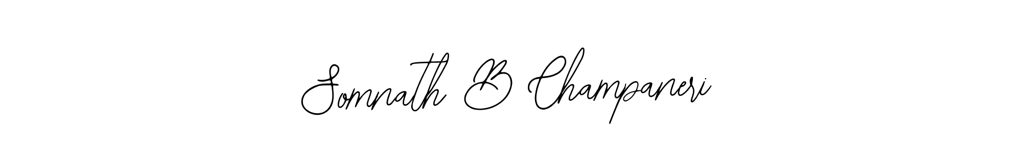 Design your own signature with our free online signature maker. With this signature software, you can create a handwritten (Bearetta-2O07w) signature for name Somnath B Champaneri. Somnath B Champaneri signature style 12 images and pictures png