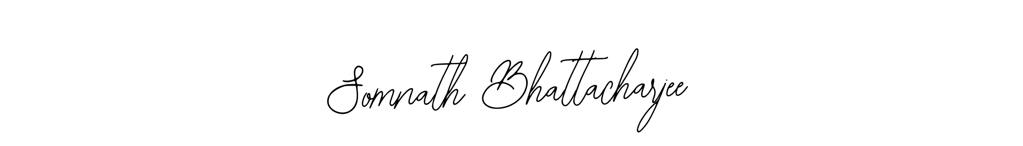 You should practise on your own different ways (Bearetta-2O07w) to write your name (Somnath Bhattacharjee) in signature. don't let someone else do it for you. Somnath Bhattacharjee signature style 12 images and pictures png