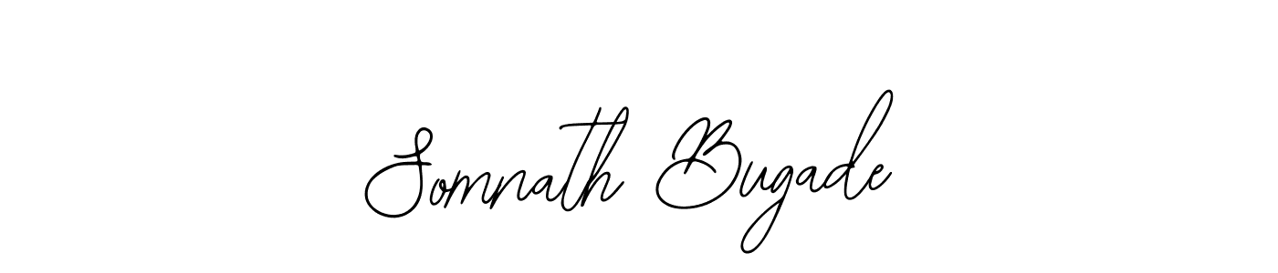 How to make Somnath Bugade name signature. Use Bearetta-2O07w style for creating short signs online. This is the latest handwritten sign. Somnath Bugade signature style 12 images and pictures png
