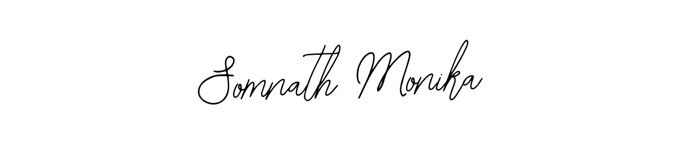 Make a beautiful signature design for name Somnath Monika. With this signature (Bearetta-2O07w) style, you can create a handwritten signature for free. Somnath Monika signature style 12 images and pictures png