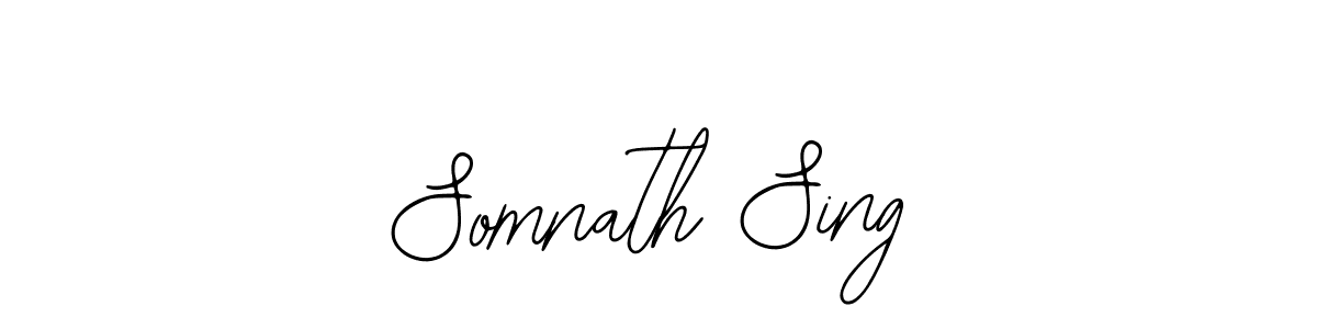 Use a signature maker to create a handwritten signature online. With this signature software, you can design (Bearetta-2O07w) your own signature for name Somnath Sing. Somnath Sing signature style 12 images and pictures png