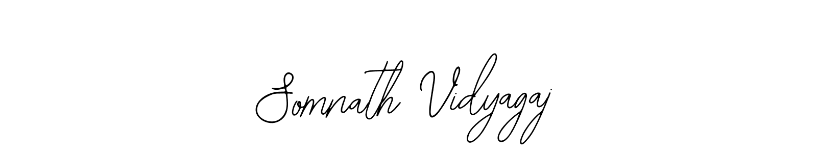 How to make Somnath Vidyagaj name signature. Use Bearetta-2O07w style for creating short signs online. This is the latest handwritten sign. Somnath Vidyagaj signature style 12 images and pictures png