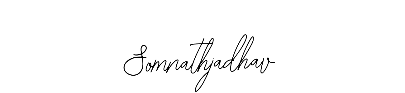 Use a signature maker to create a handwritten signature online. With this signature software, you can design (Bearetta-2O07w) your own signature for name Somnathjadhav. Somnathjadhav signature style 12 images and pictures png