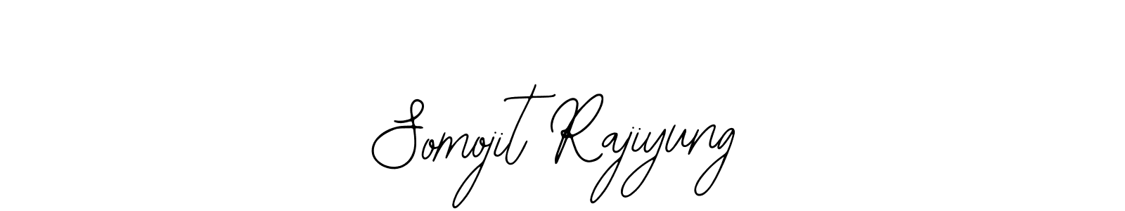 The best way (Bearetta-2O07w) to make a short signature is to pick only two or three words in your name. The name Somojit Rajiyung include a total of six letters. For converting this name. Somojit Rajiyung signature style 12 images and pictures png