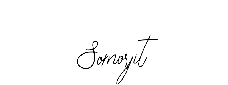 How to make Somorjit name signature. Use Bearetta-2O07w style for creating short signs online. This is the latest handwritten sign. Somorjit signature style 12 images and pictures png