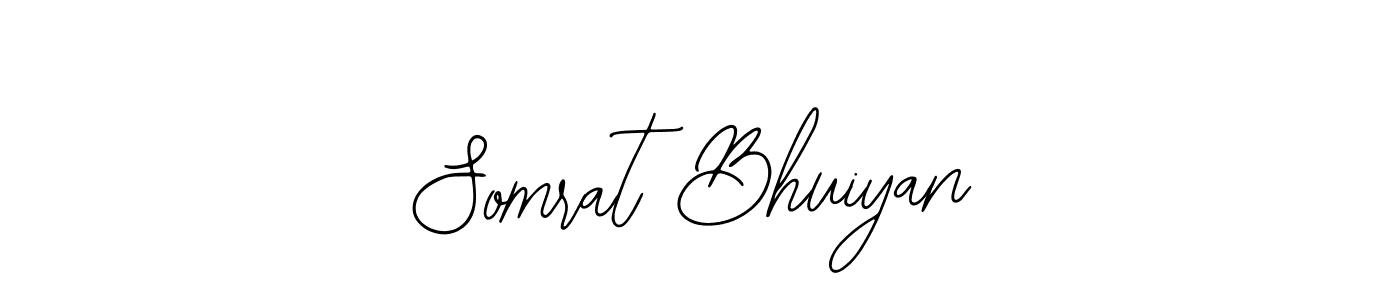 How to make Somrat Bhuiyan name signature. Use Bearetta-2O07w style for creating short signs online. This is the latest handwritten sign. Somrat Bhuiyan signature style 12 images and pictures png