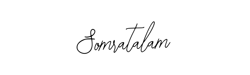 Use a signature maker to create a handwritten signature online. With this signature software, you can design (Bearetta-2O07w) your own signature for name Somratalam. Somratalam signature style 12 images and pictures png