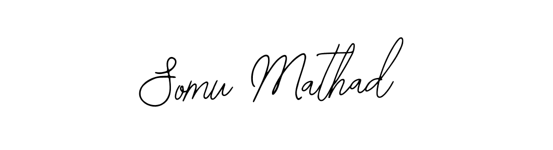 Also we have Somu Mathad name is the best signature style. Create professional handwritten signature collection using Bearetta-2O07w autograph style. Somu Mathad signature style 12 images and pictures png