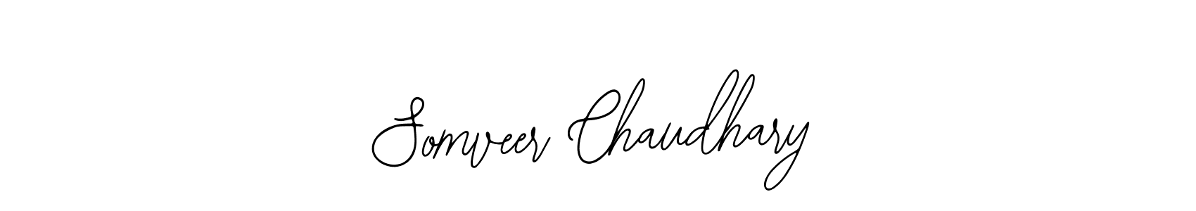 You should practise on your own different ways (Bearetta-2O07w) to write your name (Somveer Chaudhary) in signature. don't let someone else do it for you. Somveer Chaudhary signature style 12 images and pictures png