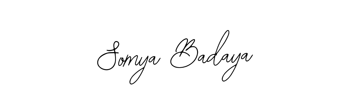Make a short Somya Badaya signature style. Manage your documents anywhere anytime using Bearetta-2O07w. Create and add eSignatures, submit forms, share and send files easily. Somya Badaya signature style 12 images and pictures png