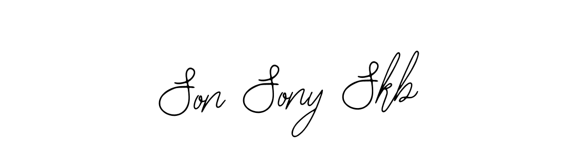 Use a signature maker to create a handwritten signature online. With this signature software, you can design (Bearetta-2O07w) your own signature for name Son Sony Skb. Son Sony Skb signature style 12 images and pictures png
