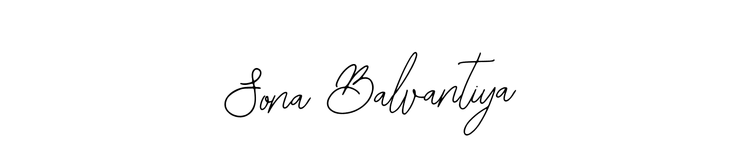 Also we have Sona Balvantiya name is the best signature style. Create professional handwritten signature collection using Bearetta-2O07w autograph style. Sona Balvantiya signature style 12 images and pictures png