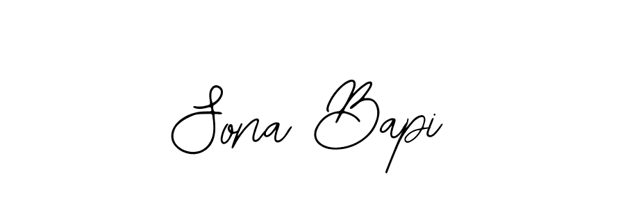 Similarly Bearetta-2O07w is the best handwritten signature design. Signature creator online .You can use it as an online autograph creator for name Sona Bapi. Sona Bapi signature style 12 images and pictures png