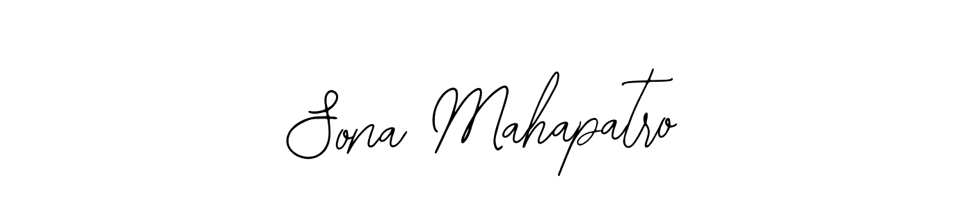 How to Draw Sona Mahapatro signature style? Bearetta-2O07w is a latest design signature styles for name Sona Mahapatro. Sona Mahapatro signature style 12 images and pictures png