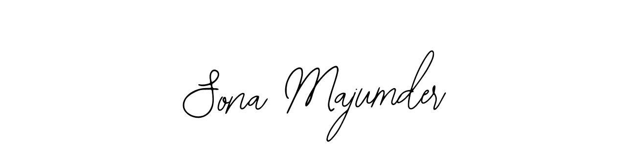 You should practise on your own different ways (Bearetta-2O07w) to write your name (Sona Majumder) in signature. don't let someone else do it for you. Sona Majumder signature style 12 images and pictures png