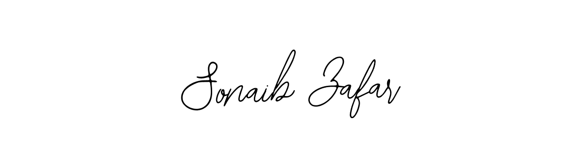 Bearetta-2O07w is a professional signature style that is perfect for those who want to add a touch of class to their signature. It is also a great choice for those who want to make their signature more unique. Get Sonaib Zafar name to fancy signature for free. Sonaib Zafar signature style 12 images and pictures png