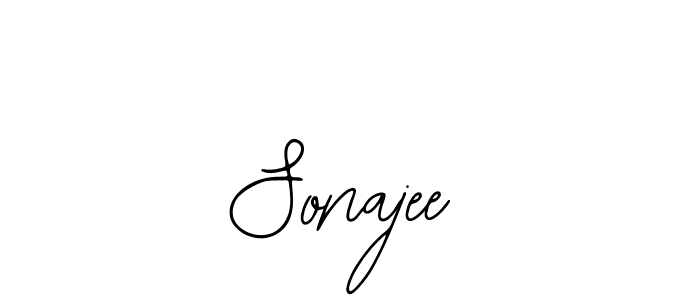 Use a signature maker to create a handwritten signature online. With this signature software, you can design (Bearetta-2O07w) your own signature for name Sonajee. Sonajee signature style 12 images and pictures png