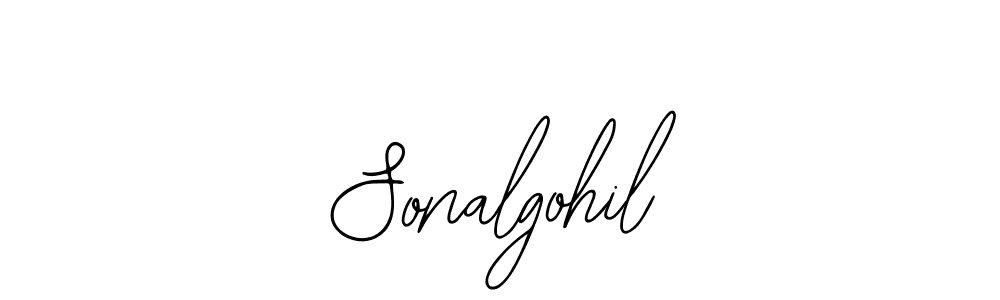 Bearetta-2O07w is a professional signature style that is perfect for those who want to add a touch of class to their signature. It is also a great choice for those who want to make their signature more unique. Get Sonalgohil name to fancy signature for free. Sonalgohil signature style 12 images and pictures png