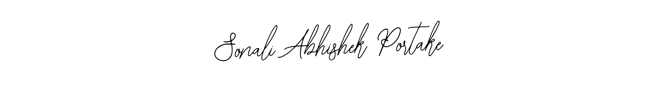 Also we have Sonali Abhishek Portake name is the best signature style. Create professional handwritten signature collection using Bearetta-2O07w autograph style. Sonali Abhishek Portake signature style 12 images and pictures png
