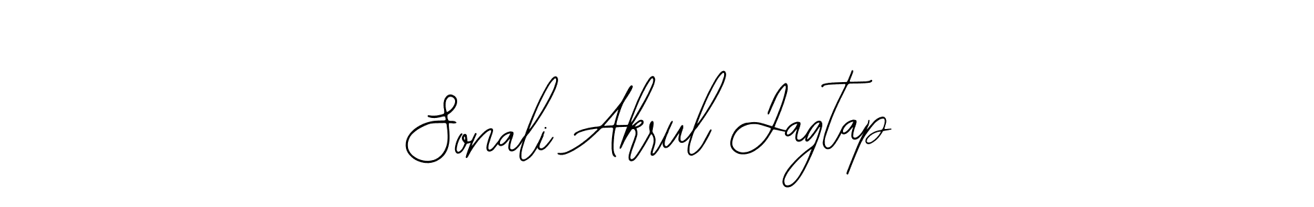Make a beautiful signature design for name Sonali Akrul Jagtap. With this signature (Bearetta-2O07w) style, you can create a handwritten signature for free. Sonali Akrul Jagtap signature style 12 images and pictures png