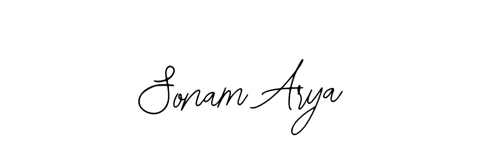 Create a beautiful signature design for name Sonam Arya. With this signature (Bearetta-2O07w) fonts, you can make a handwritten signature for free. Sonam Arya signature style 12 images and pictures png