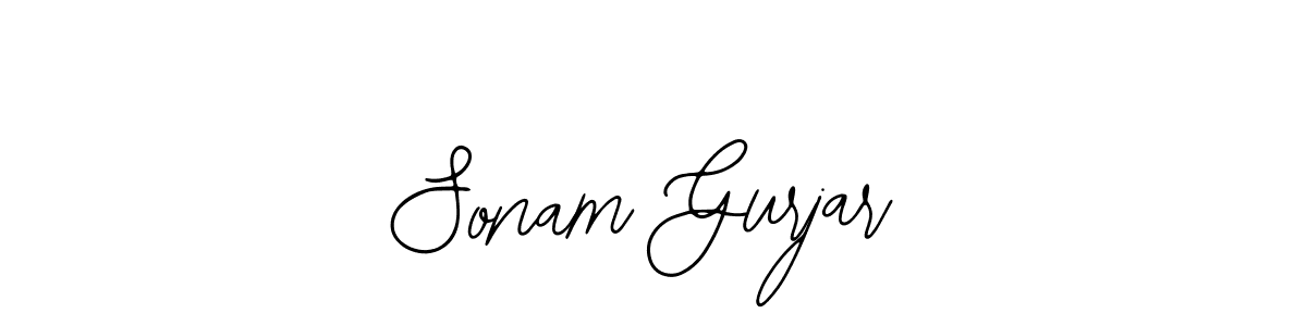 Similarly Bearetta-2O07w is the best handwritten signature design. Signature creator online .You can use it as an online autograph creator for name Sonam Gurjar. Sonam Gurjar signature style 12 images and pictures png