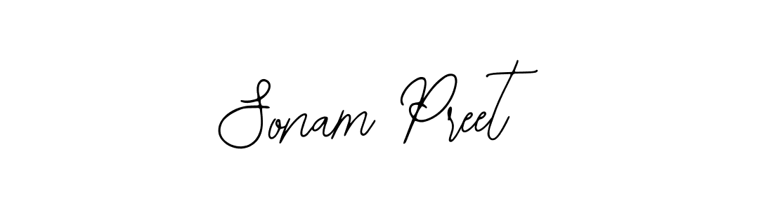 Sonam Preet stylish signature style. Best Handwritten Sign (Bearetta-2O07w) for my name. Handwritten Signature Collection Ideas for my name Sonam Preet. Sonam Preet signature style 12 images and pictures png