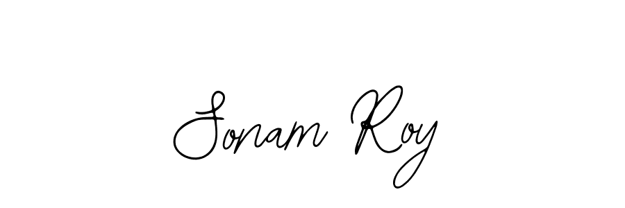 Bearetta-2O07w is a professional signature style that is perfect for those who want to add a touch of class to their signature. It is also a great choice for those who want to make their signature more unique. Get Sonam Roy name to fancy signature for free. Sonam Roy signature style 12 images and pictures png