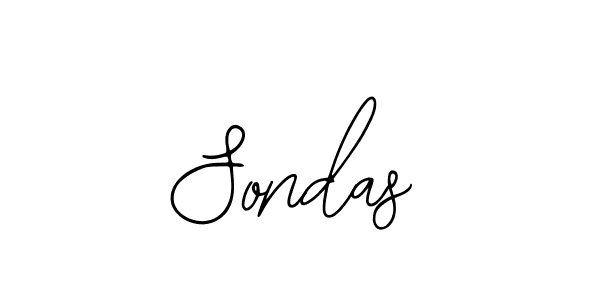 Use a signature maker to create a handwritten signature online. With this signature software, you can design (Bearetta-2O07w) your own signature for name Sondas. Sondas signature style 12 images and pictures png