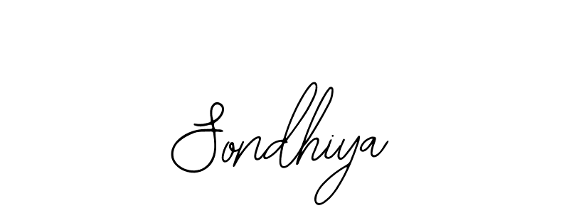 Use a signature maker to create a handwritten signature online. With this signature software, you can design (Bearetta-2O07w) your own signature for name Sondhiya. Sondhiya signature style 12 images and pictures png