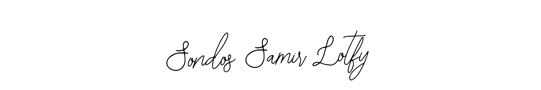 Make a beautiful signature design for name Sondos Samir Lotfy. Use this online signature maker to create a handwritten signature for free. Sondos Samir Lotfy signature style 12 images and pictures png