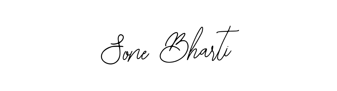 Sone Bharti stylish signature style. Best Handwritten Sign (Bearetta-2O07w) for my name. Handwritten Signature Collection Ideas for my name Sone Bharti. Sone Bharti signature style 12 images and pictures png