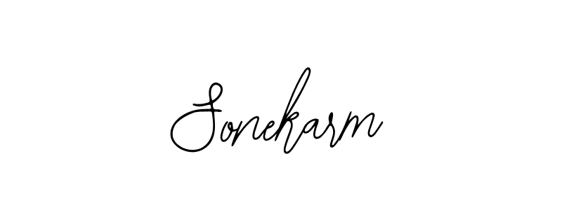 Design your own signature with our free online signature maker. With this signature software, you can create a handwritten (Bearetta-2O07w) signature for name Sonekarm. Sonekarm signature style 12 images and pictures png