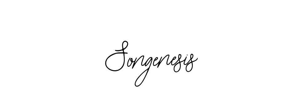 Design your own signature with our free online signature maker. With this signature software, you can create a handwritten (Bearetta-2O07w) signature for name Songenesis. Songenesis signature style 12 images and pictures png