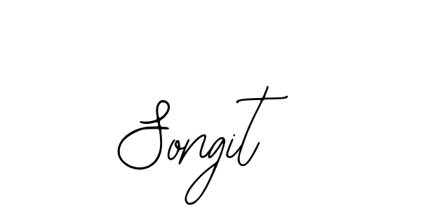 How to make Songit name signature. Use Bearetta-2O07w style for creating short signs online. This is the latest handwritten sign. Songit signature style 12 images and pictures png