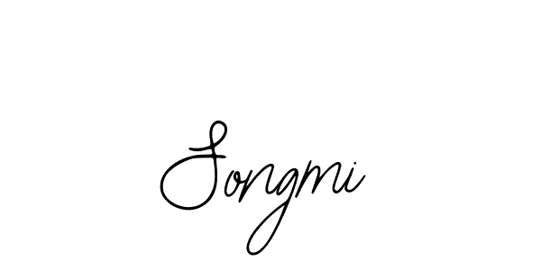 You should practise on your own different ways (Bearetta-2O07w) to write your name (Songmi) in signature. don't let someone else do it for you. Songmi signature style 12 images and pictures png