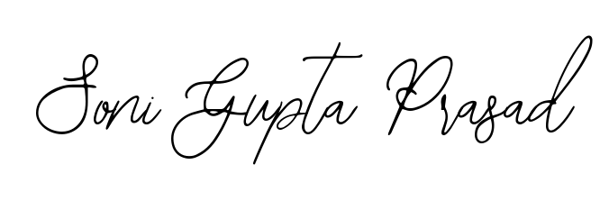 Make a short Soni Gupta Prasad signature style. Manage your documents anywhere anytime using Bearetta-2O07w. Create and add eSignatures, submit forms, share and send files easily. Soni Gupta Prasad signature style 12 images and pictures png